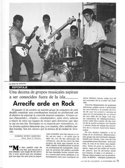 'Arrecife arde en rock' en TEXTOS 