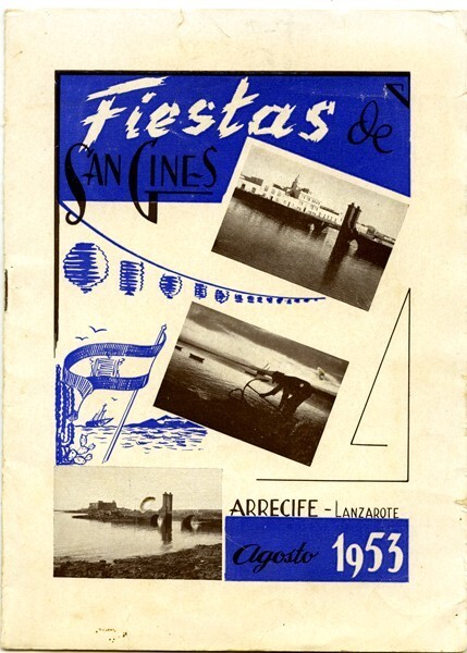 Programa de las fiestas de San Ginés de 1953 en TEXTOS 