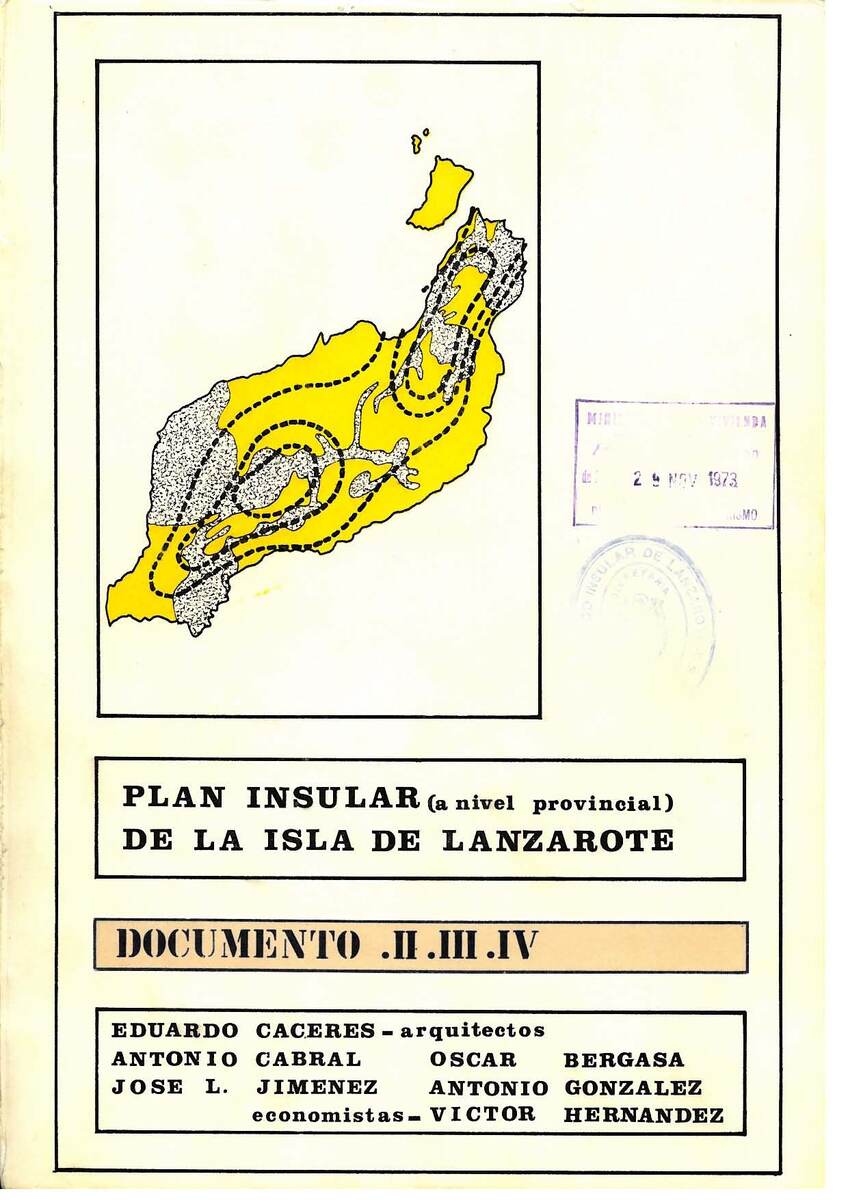 Documento III (Plan de 1973): Ordenación de la Estructura Urbana Insular en TEXTOS 