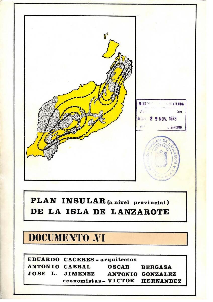 Documento VI (Plan de 1973): Ordenación Económica y Social en TEXTOS 