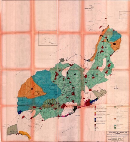 Anexo de mapas y planimetría del Plan Insular Turístico de 1982 en TEXTOS 