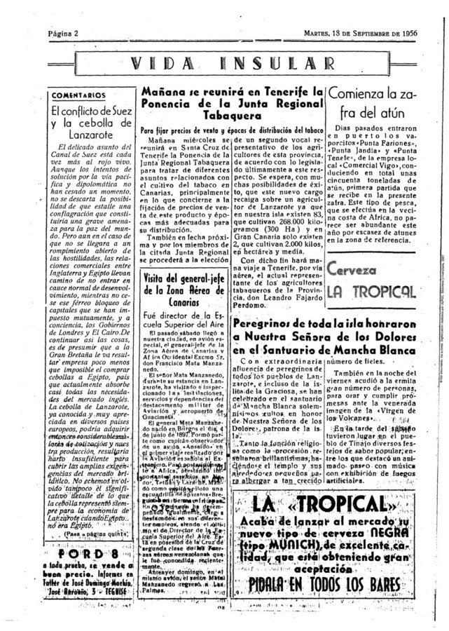 Romería de Los Dolores 1956 en TEXTOS 