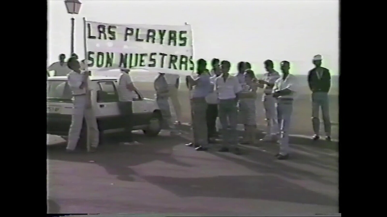 Manifestación en la Playa de Los Pocillos (1988) en VIDEOS 