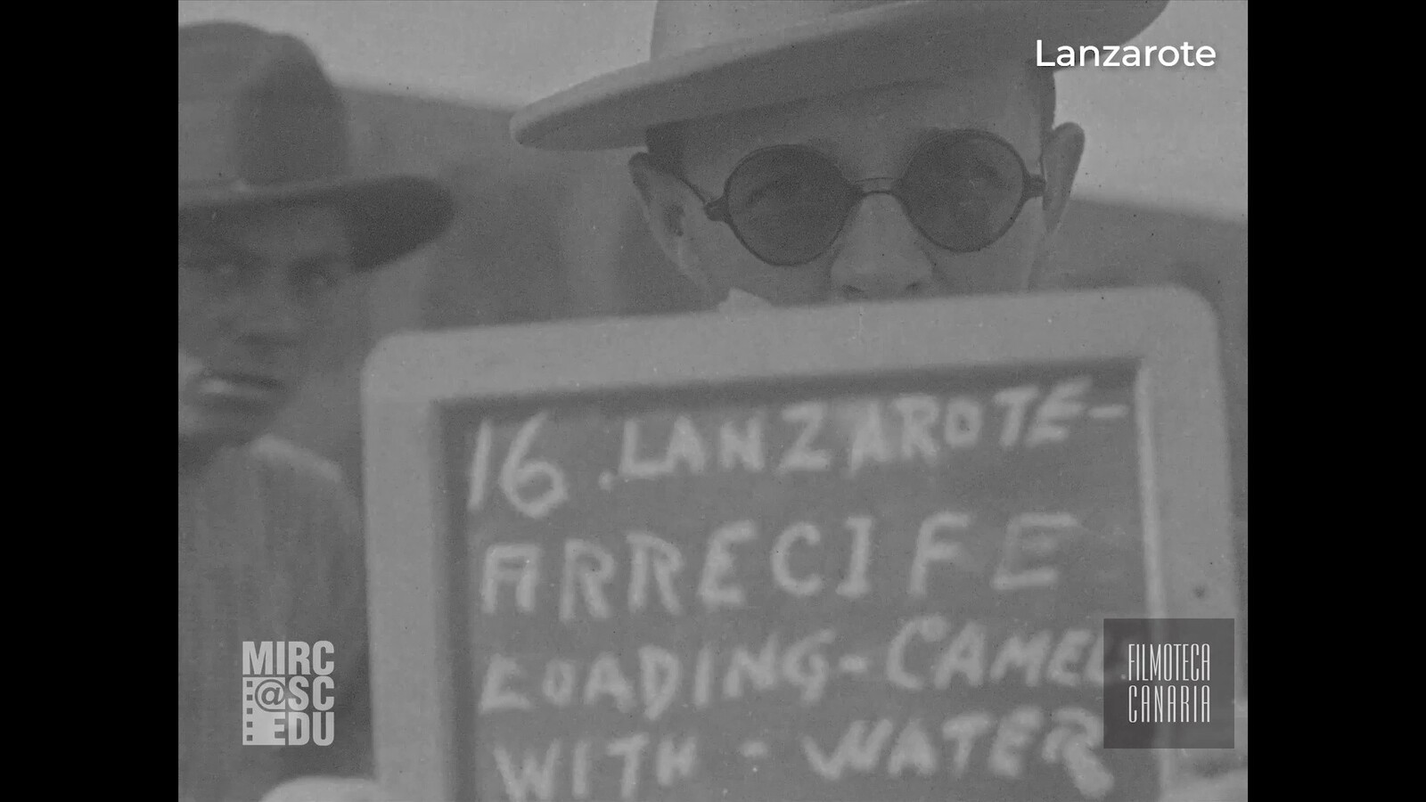 Imágenes de Lanzarote filmadas por la FOX (1925) en VIDEOS 