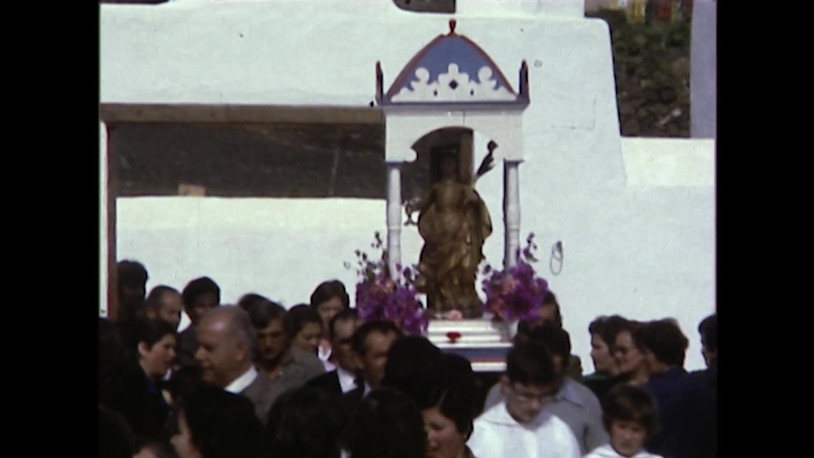 Procesión de Santa Barbara en Máguez (c. 1979) en VIDEOS 